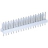 TE Connectivity MTA-100 Series Straight Through Hole Pin Header, 18 Contact(s), 2.54 mm Pitch, 1 Row, Unshrouded 1-640456-8