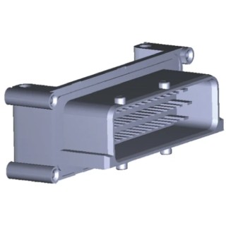 TE Connectivity Timer Automotive Male Black Through Hole 42 Way Solder Termination 1-1718093-1