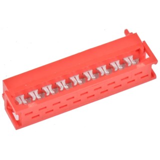 TE Connectivity Micro-MaTch Industrial 18-Way IDC Male Connector with 2 Row, 230V AC, 1.5A, Tin over Nickel 1-215083-8
