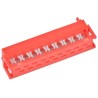 TE Connectivity Micro-MaTch Industrial 18-Way IDC Male Connector with 2 Row, 230V AC, 1.5A, Tin over Nickel 1-215083-8