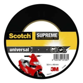 3M Black Duct Tape Fabric Backed 48mm Width 50m Length Rubber Resin Adhesive 0.15mm Thickness 2903 black 48MMX50M