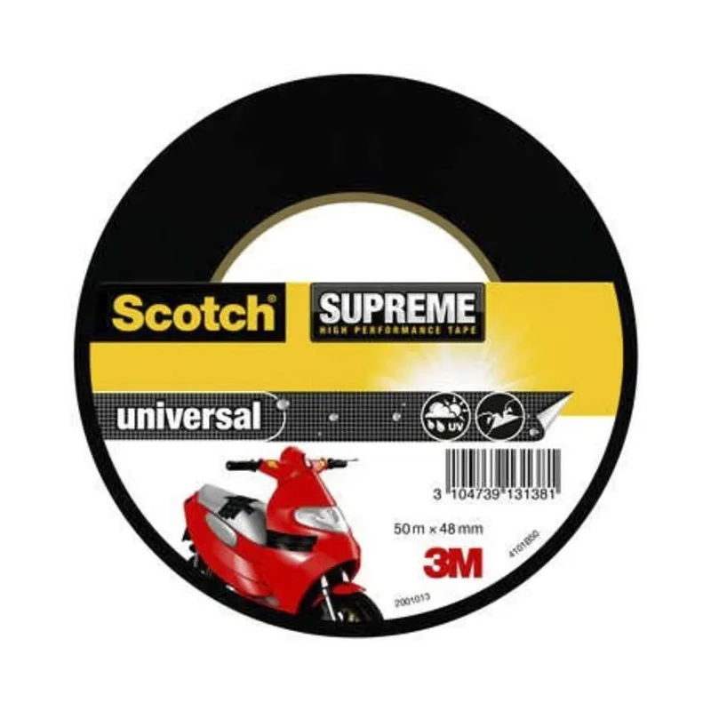 3M Black Duct Tape Fabric Backed 48mm Width 50m Length Rubber Resin Adhesive 0.15mm Thickness 2903 black 48MMX50M