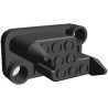 TE Connectivity Metrimate Series Straight Cable PCB Header, 19 Contacts, 5.08 mm Pitch, 5 Row, Shrouded 208209-2