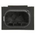 TE Connectivity Micro Quadlok System Automotive Connector Male Black Through Hole 4 Way Solder Termination 1-967657-1