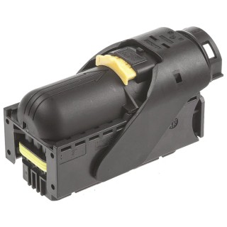 TE Connectivity Micro Quadlok System Automotive Connector Female Black Brown Cable 94 Way Crimp Termination 284743-1