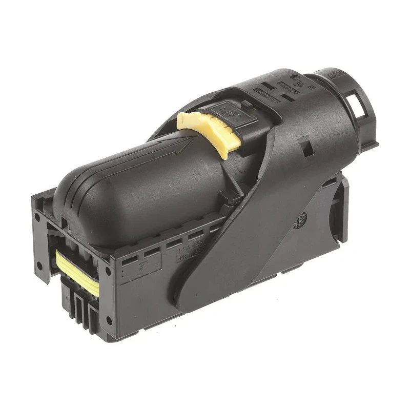 TE Connectivity Micro Quadlok System Automotive Connector Female Black Brown Cable 94 Way Crimp Termination 284743-1