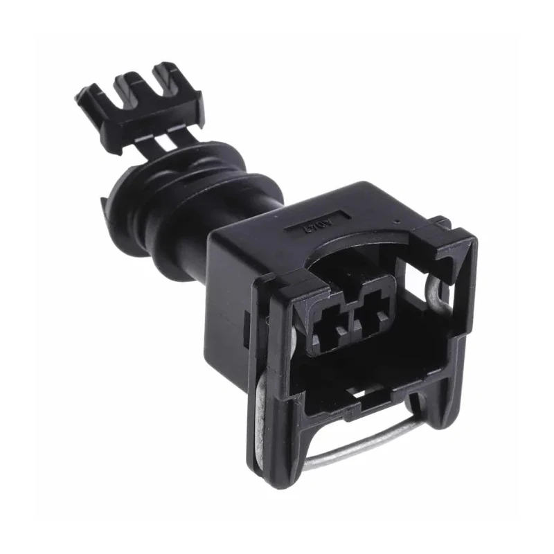 TE Connectivity Junior Power Timer Automotive Connector Female Black Free Hanging 2 Way Crimp Termination 282189-1