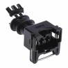 TE Connectivity Junior Power Timer Automotive Connector Female Black Free Hanging 2 Way Crimp Termination 282189-1