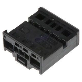 TE Connectivity Micro Quadlok System Automotive Connector Female Housing 5 Way Crimp Termination 1379217-3