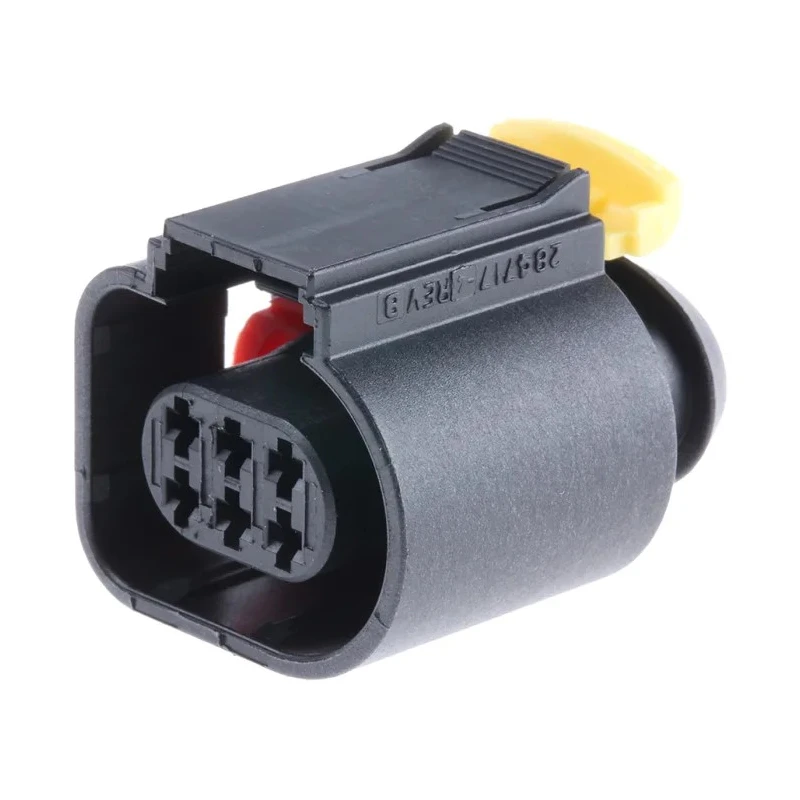 TE Connectivity Micro Timer II Automotive Connector Female Black Cable 6 Way Crimp Termination 284716-4