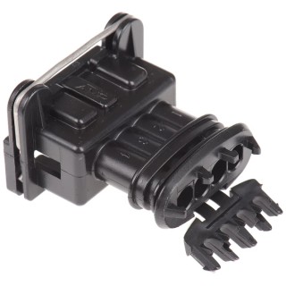 TE Connectivity Junior Power Timer Automotive Connector Female Black Cable 4 Way Crimp Termination 282192-1
