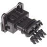 TE Connectivity Junior Power Timer Automotive Connector Female Black Cable 4 Way Crimp Termination 282192-1