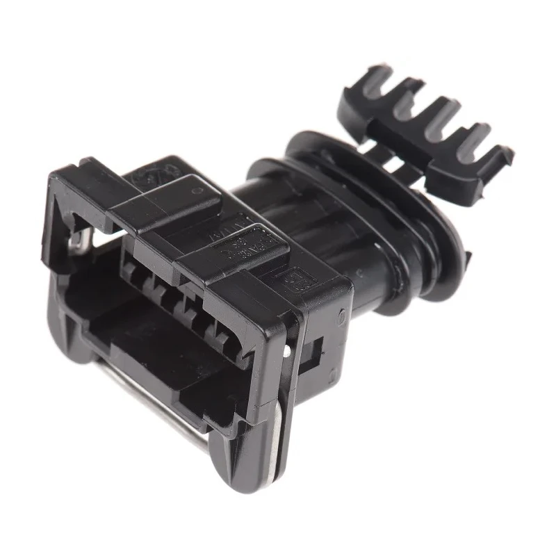 TE Connectivity Junior Power Timer Automotive Connector Female Black Cable 4 Way Crimp Termination 282192-1