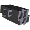 TE Connectivity Timer Automotive Connector Male Black Cable 4 Way Crimp Termination 365059-3
