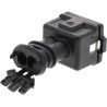 TE Connectivity Junior Power Timer Automotive Connector Female 2 Way Solder Termination Black Nylon Housing 282190-1