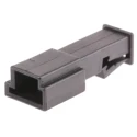 TE Connectivity Micro Quadlok System Automotive Connector Male Black Cable 2 Way Crimp Termination 7.5A Current 1-968699-1