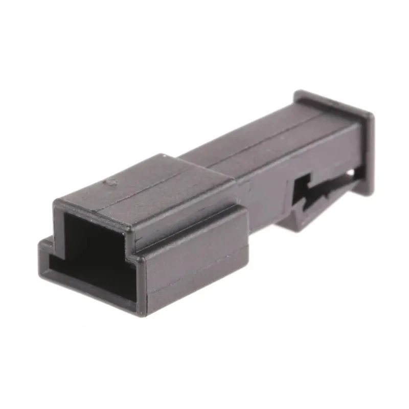 TE Connectivity Micro Quadlok System Automotive Connector Male Black Cable 2 Way Crimp Termination 7.5A Current 1-968699-1