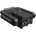 TE Connectivity Junior Timer Automotive Connector Female Black Cable 2 Way Crimp Termination 365058-3