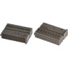 TE Connectivity Micro Quadlok System Automotive Connector Female Black Cable 18 Way Crimp Termination 1379102-1