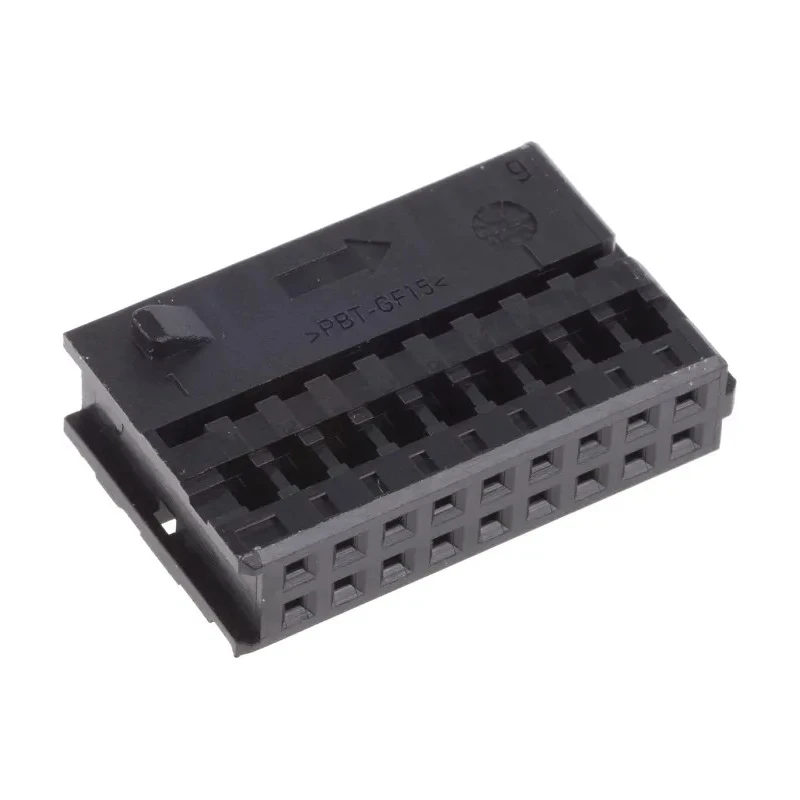 TE Connectivity Micro Quadlok System Automotive Connector Female Black Cable 18 Way Crimp Termination 1355348-1