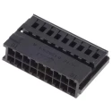 TE Connectivity Micro Quadlok System Automotive Connector Female Black Cable 18 Way Crimp Termination 1355348-1