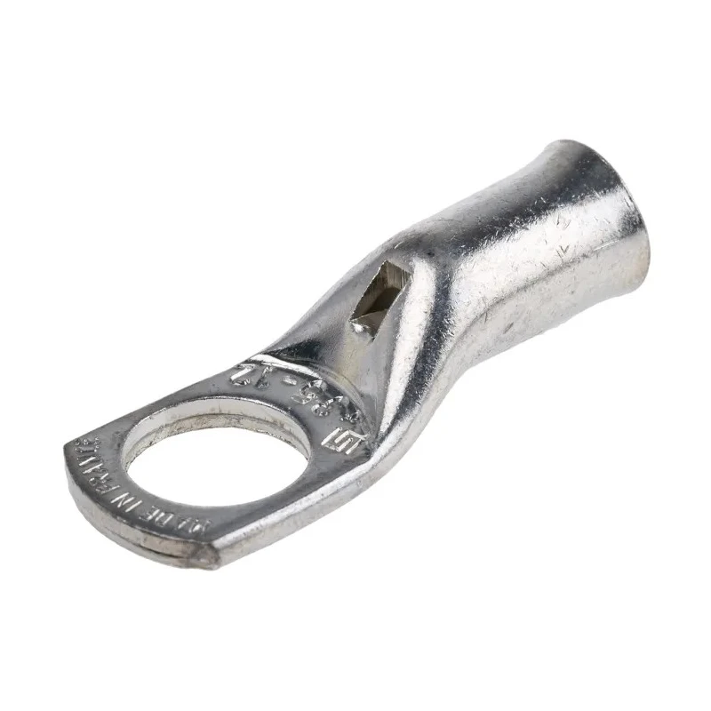 TE Connectivity XCT Uninsulated Ring Terminal 12 mm Stud Size 2 AWG Wire Size Grey 710036-4