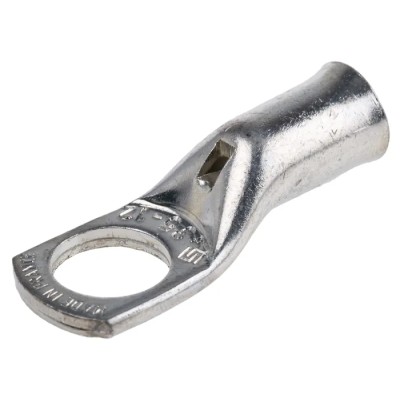 TE Connectivity XCT Uninsulated Ring Terminal 12 mm Stud Size 2 AWG Wire Size Grey 710036-4