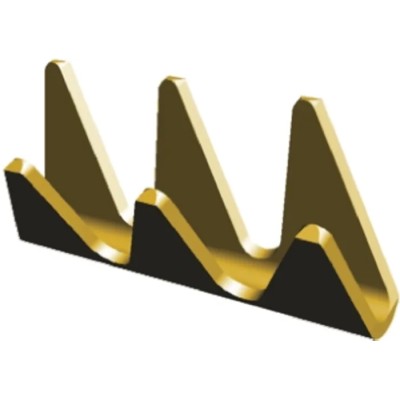 TE Connectivity Uninsulated 925 Open Barrel Splice Connector Brass Contact 7mm Length 3.16mm Diameter 13.5 AWG 925856-2