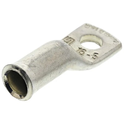 TE Connectivity XCT Uninsulated Ring Terminal 5 mm Stud Size 5 AWG Wire Size Grey 710030-1
