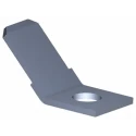 TE Connectivity FASTON 250 Black Uninsulated Male Spade Connector Stud Mount Tab Terminal 6.35 x 0.81 mm 42822-4