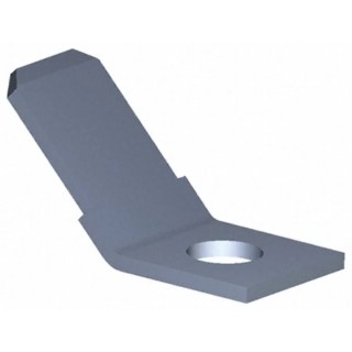 TE Connectivity FASTON 250 Black Uninsulated Male Spade Connector Stud Mount Tab Terminal 6.35 x 0.81 mm 42822-4