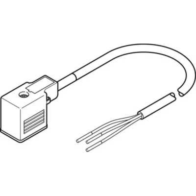 Festo Pneumatic Sensor Cable For Use With Connecting Valve 600mm Length NEBV-B2W3F-P-K-0.6-N-LE3