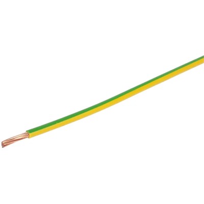Prysmian 6491X Series Yellow Green Hook Up Wire 7/1.35 mm Core Strands 50 m PVC Insulation G6491XR