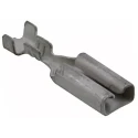 TE Connectivity FASTON 110 Black Uninsulated Female Spade Connector Crimp 2.79 x 0.79 mm Tab Size 26 AWG to 22 AWG 160772-3