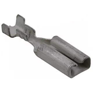 TE Connectivity FASTON 110 Black Uninsulated Female Spade Connector Crimp 2.79 x 0.79 mm Tab Size 26 AWG to 22 AWG 160772-3