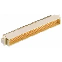 TE Connectivity Eurocard 96 Way 2.54 mm Pitch Through Hole Type C Class C1 3 Row Male Right Angle DIN 215605-1