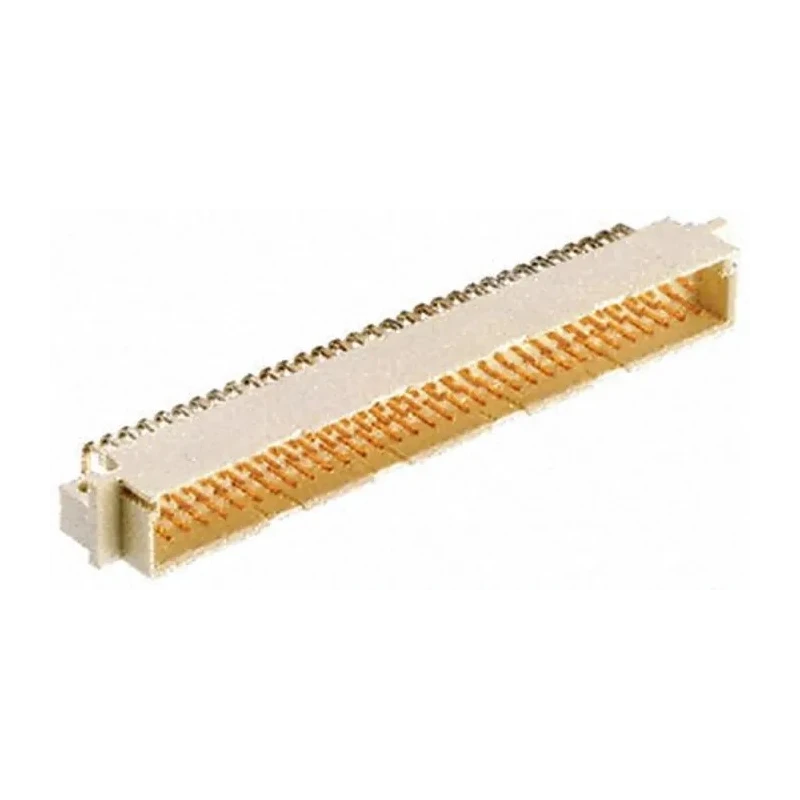 TE Connectivity Eurocard 96 Way 2.54 mm Pitch Through Hole Type C Class C1 3 Row Male Right Angle DIN 215605-1