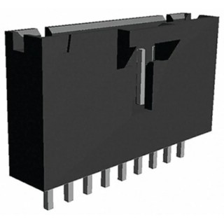 TE Connectivity AMPMODU MTE Series Straight Through Hole PCB Header, 9 Contacts, 2.54 mm Pitch, 1 Row, Shrouded 5-104363-8