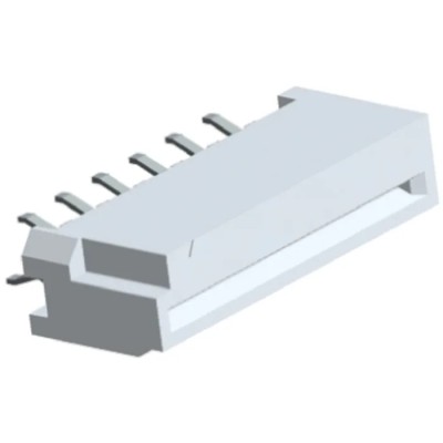 TE Connectivity FFC 1.25 mm Pitch 12 Way Straight Female FPC Connector, Through Hole, Solder Termination 1-84534-2