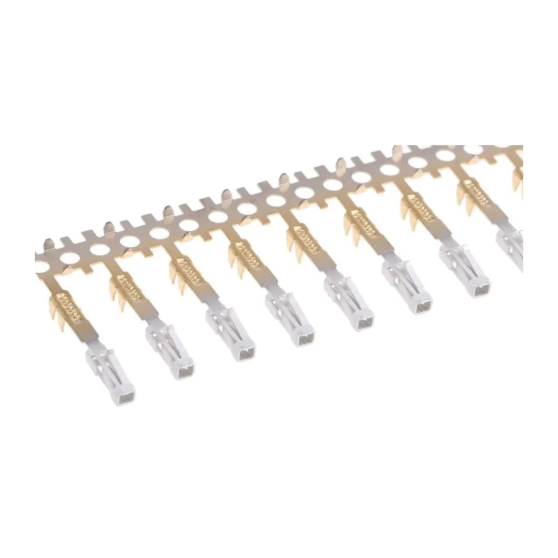 TE Connectivity FFC Series Female Crimp Terminal 2A Current, 24 AWG Min, 20 AWG Max, Gold Plating 2-487406-4