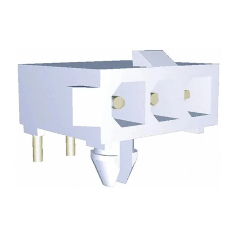 TE Connectivity Mini-Universal MATE-N-LOK Series Right Angle Through Hole PCB Header, 3 Contacts, 4.14 mm Pitch 1-770967-1