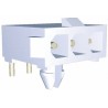 TE Connectivity Mini-Universal MATE-N-LOK Series Right Angle Through Hole PCB Header, 3 Contacts, 4.14 mm Pitch 1-770967-1