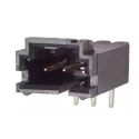 TE Connectivity AMPMODU MTE Series Right Angle Through Hole PCB Header 3 Contacts 2.54 mm Pitch 1 Row Shrouded 5-103635-2
