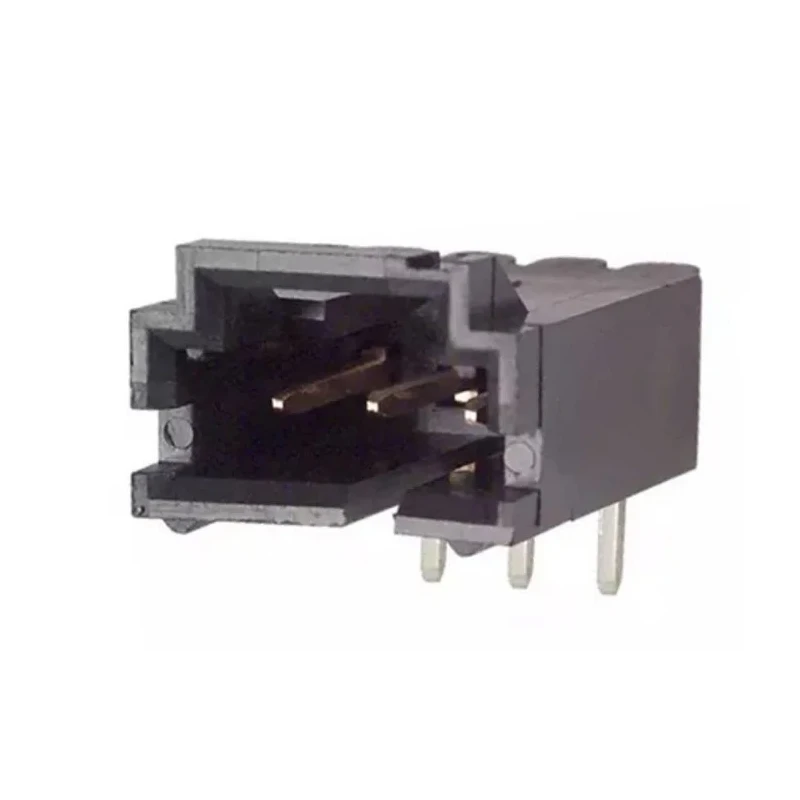 TE Connectivity AMPMODU MTE Series Right Angle Through Hole PCB Header 3 Contacts 2.54 mm Pitch 1 Row Shrouded 5-103635-2