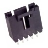 TE Connectivity AMPMODU MTE Series Straight Through Hole PCB Header, 5 Contacts, 2.54 mm Pitch, 1 Row, Shrouded 5-104363-4