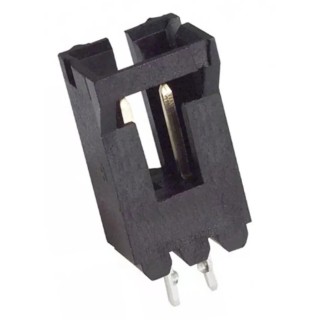 TE Connectivity AMPMODU MTE Series Straight Through Hole Shrouded PCB Header, 2 Contacts, 2.54 mm Pitch, 1 Row 5-103908-1