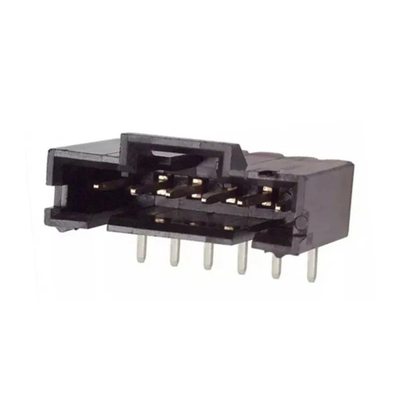 TE Connectivity AMPMODU MTE Series Right Angle Through Hole PCB Header, 6 Contacts, 2.54 mm Pitch, 1 Row, Shrouded 5-103635-5