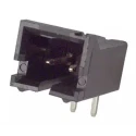TE Connectivity AMPMODU MTE Series Right Angle Through Hole PCB Header 2-Contact 2.54 mm Pitch 1 Row Shrouded 5-103635-1