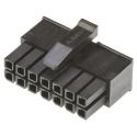 TE Connectivity Micro MATE-N-LOK 3 mm Pitch 14 Way 2 Row Straight Female Connector Housing 1-794617-4
