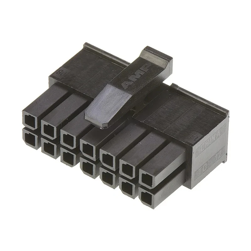 TE Connectivity Micro MATE-N-LOK 3 mm Pitch 14 Way 2 Row Straight Female Connector Housing 1-794617-4